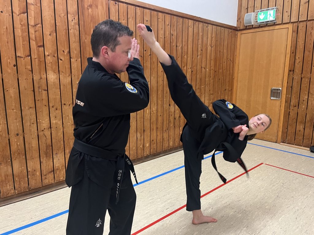 Mario und Lena im Training