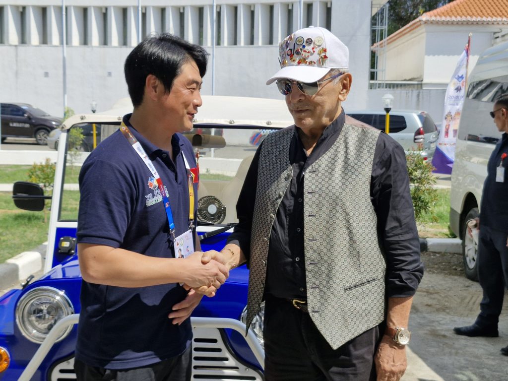 Master Kim Kitae with José Ramos-Horta, President of Timor Leste.